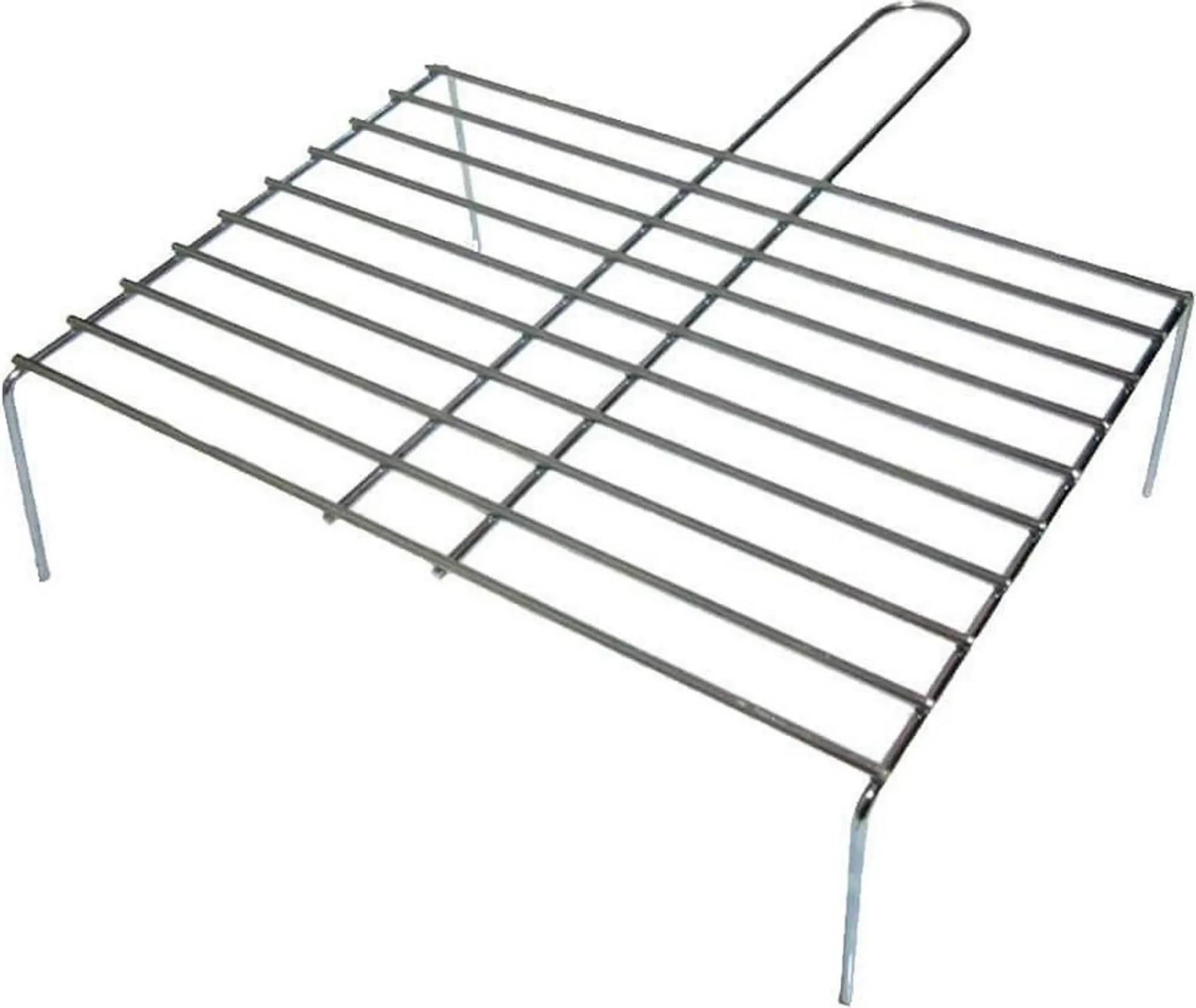 Grillrost mit Standfüßen – Verzinkt, 45 × 35 cm, EDM