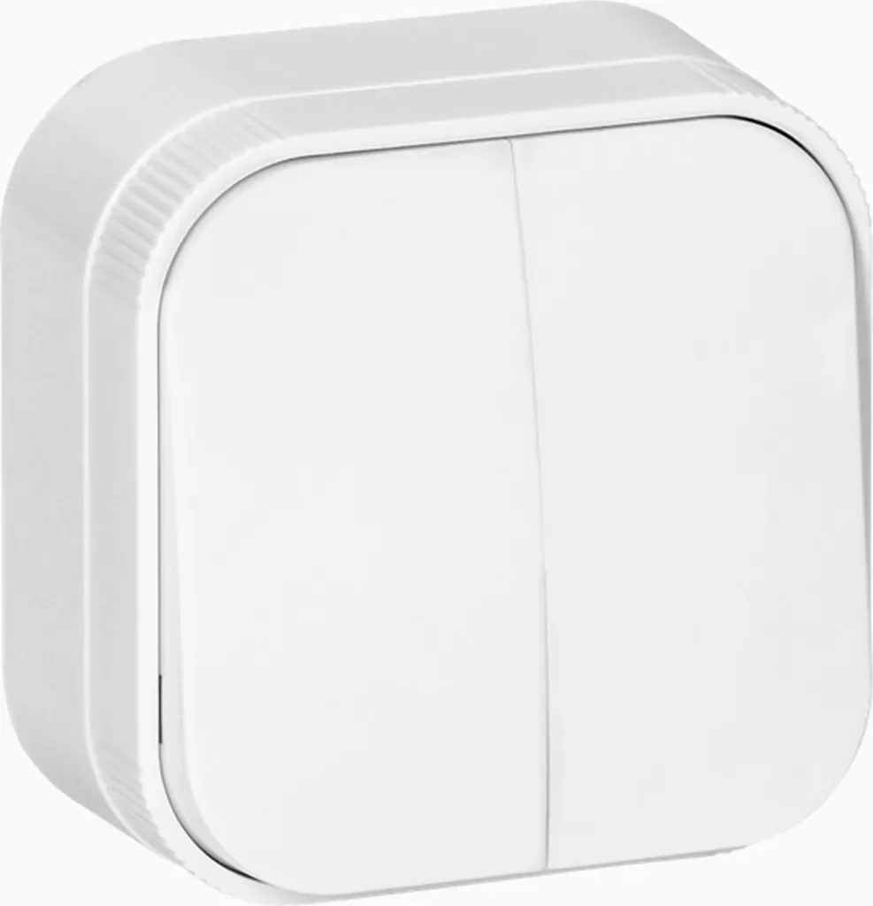 Aufputz Doppelschalter