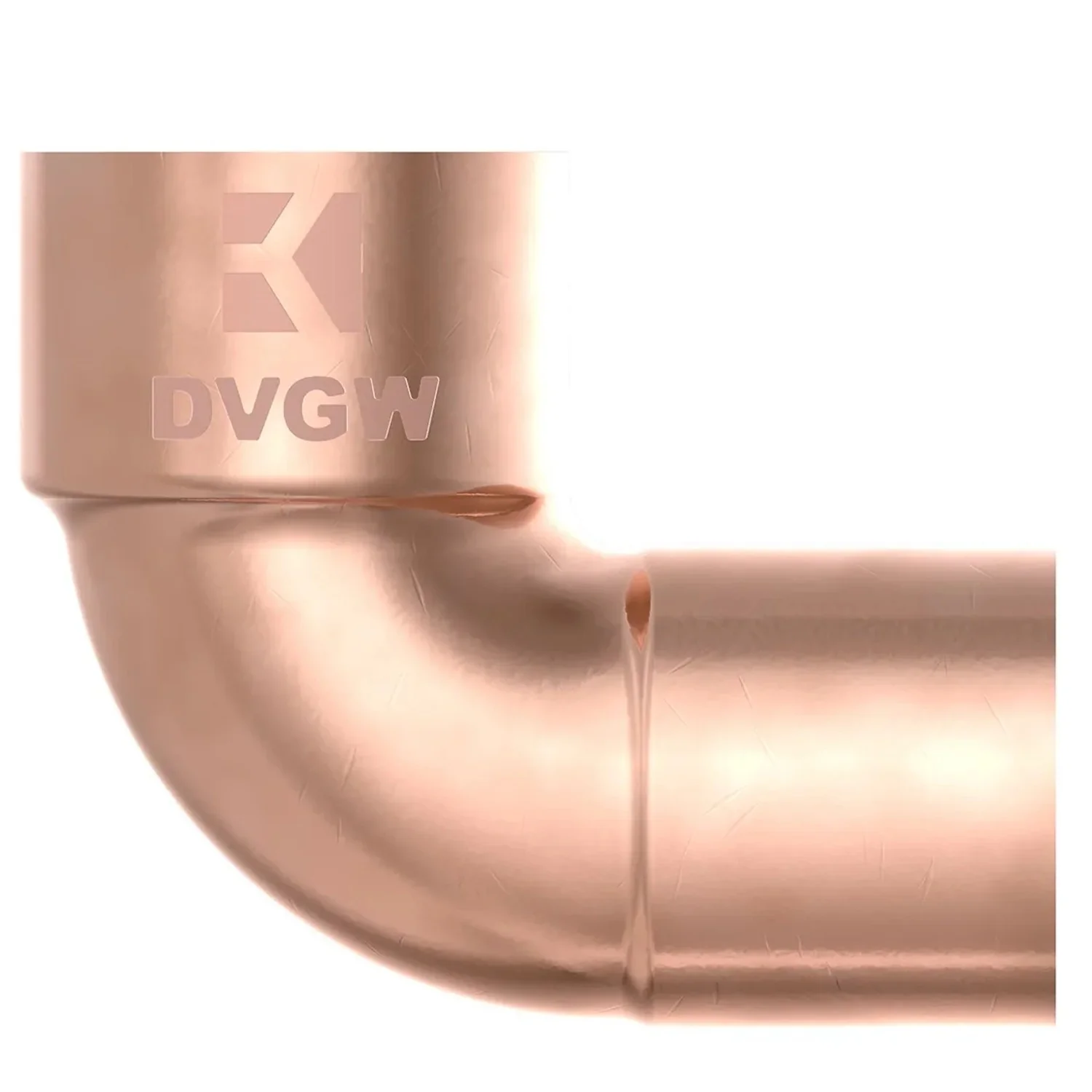 Kirchhoff Fitting Winkel 90 Grad 15 mm 1 Muffe blank