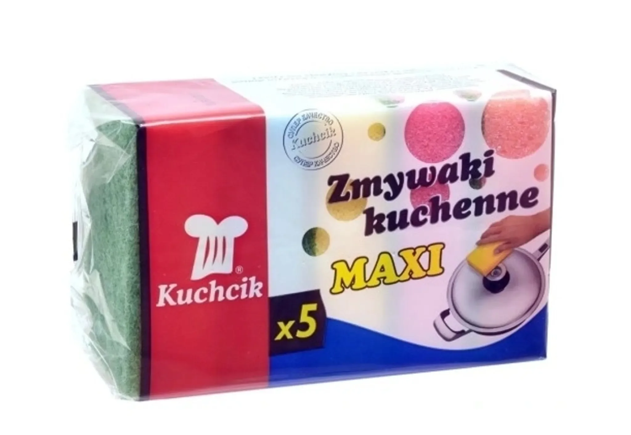 Kuchcik Maxi Küchenschwämme – 5er Set, Bunt