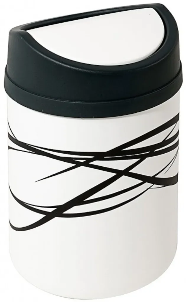 Tischabfallbehälter 1,8 L – Kunststoff, Ø 12,5 cm, 18 cm Höhe