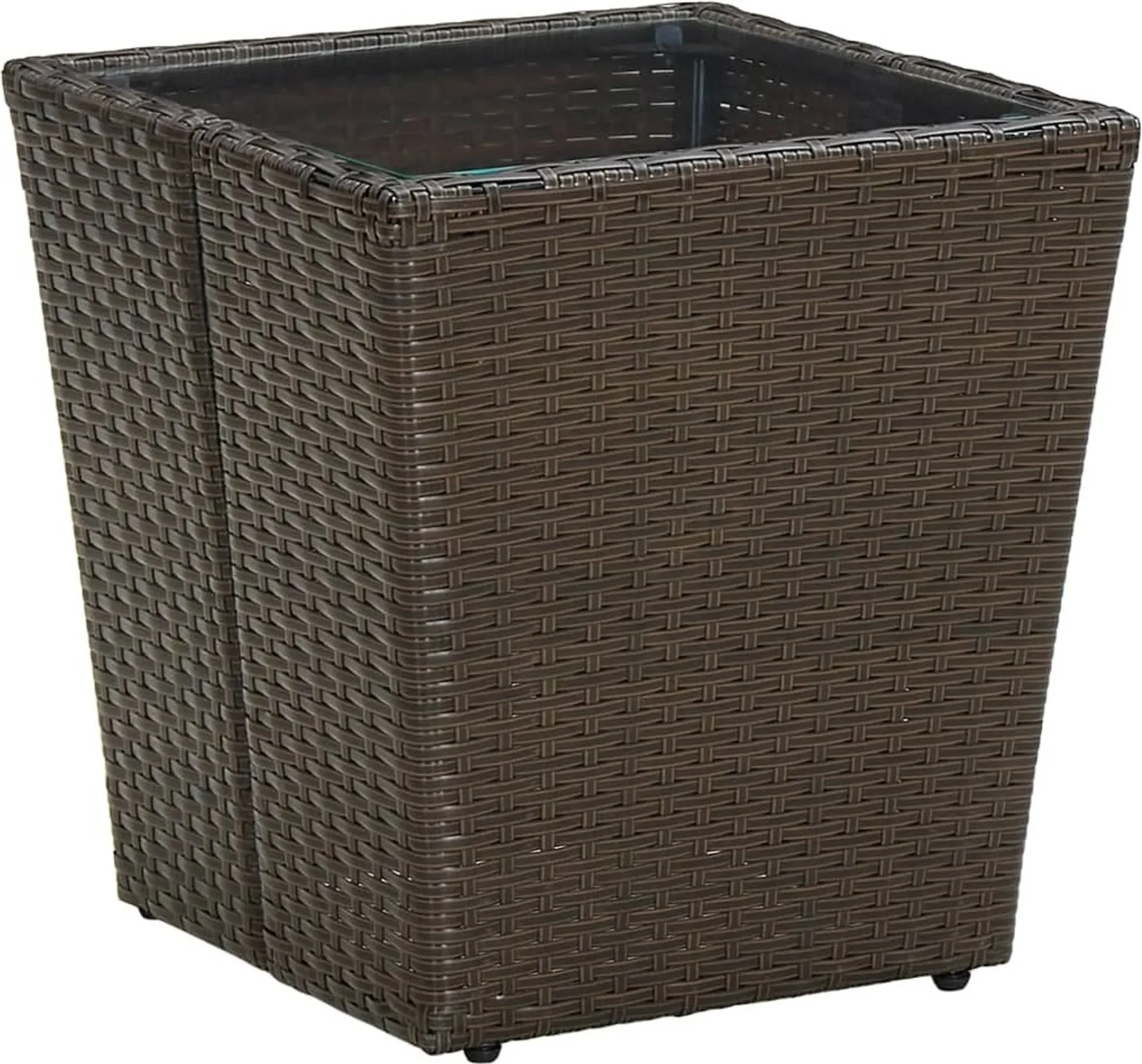 Eleganter Beistelltisch – Braun, 41,5 × 41,5 × 44 cm