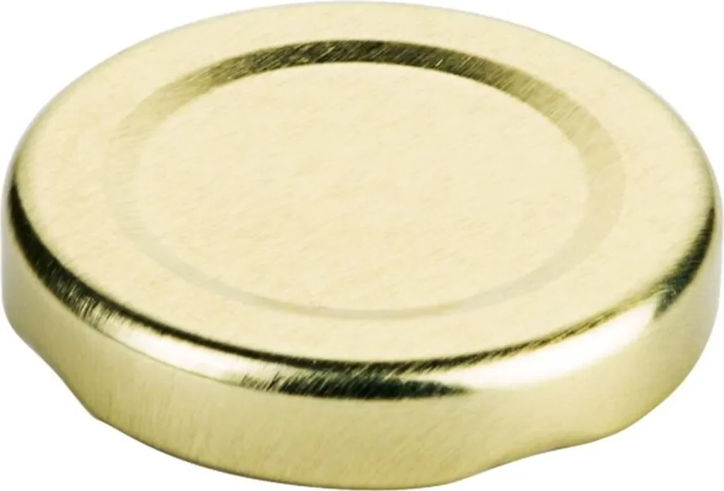 Contacto Schraubdeckel für Marmeladenglas – Ø 4,5 cm, Gold