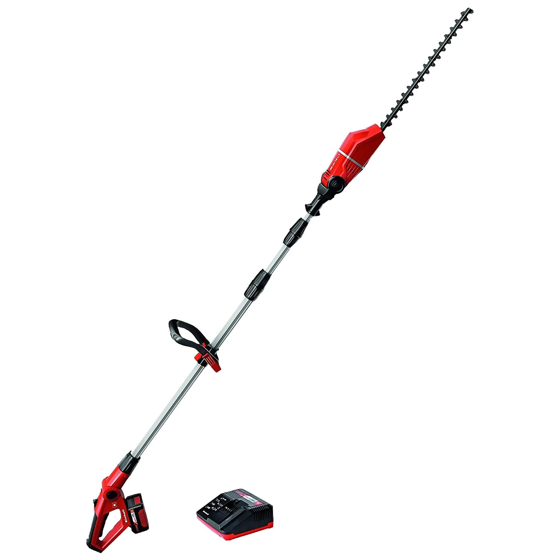 Einhell GE HH 18 45 Li T Akku Teleskop Heckenschere Solo Rot