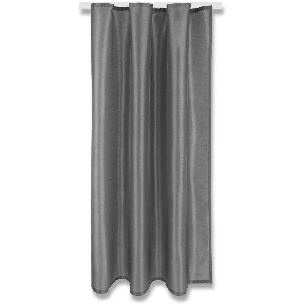 Blickdichter Vorhang "Alessia" – Anthrazit, 140 x 145 cm