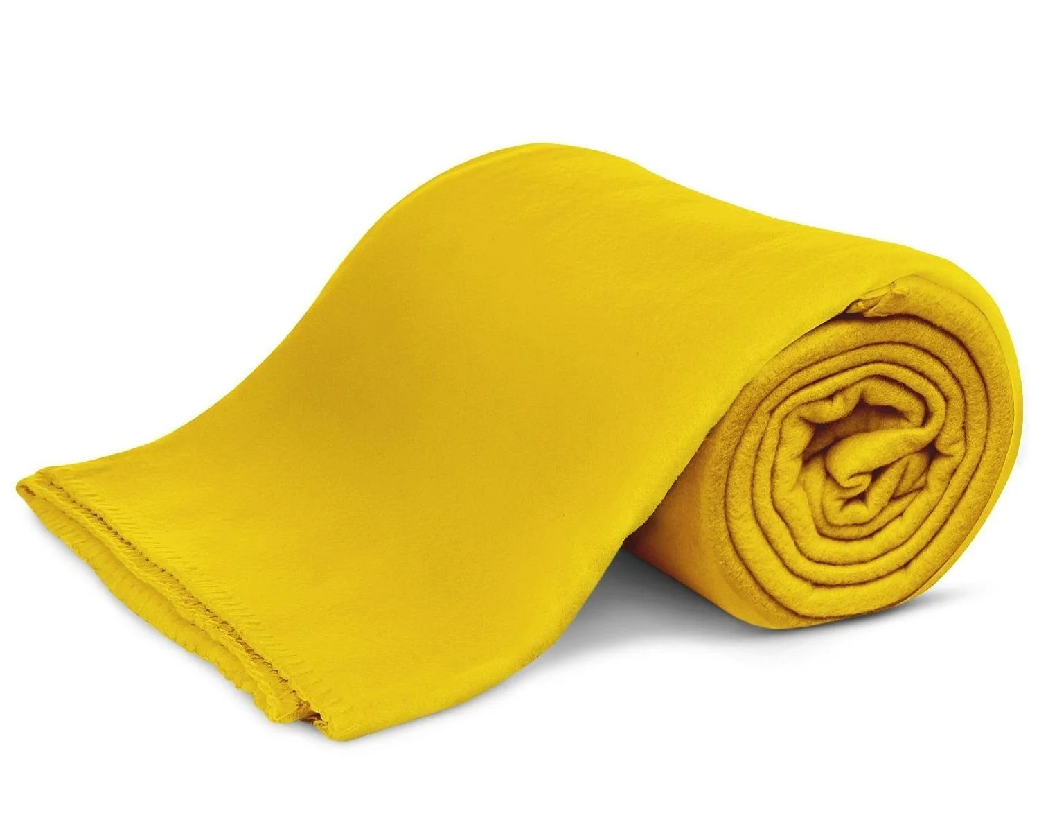 Polar-Fleece Wohndecke – 130 x 160 cm, Gelb