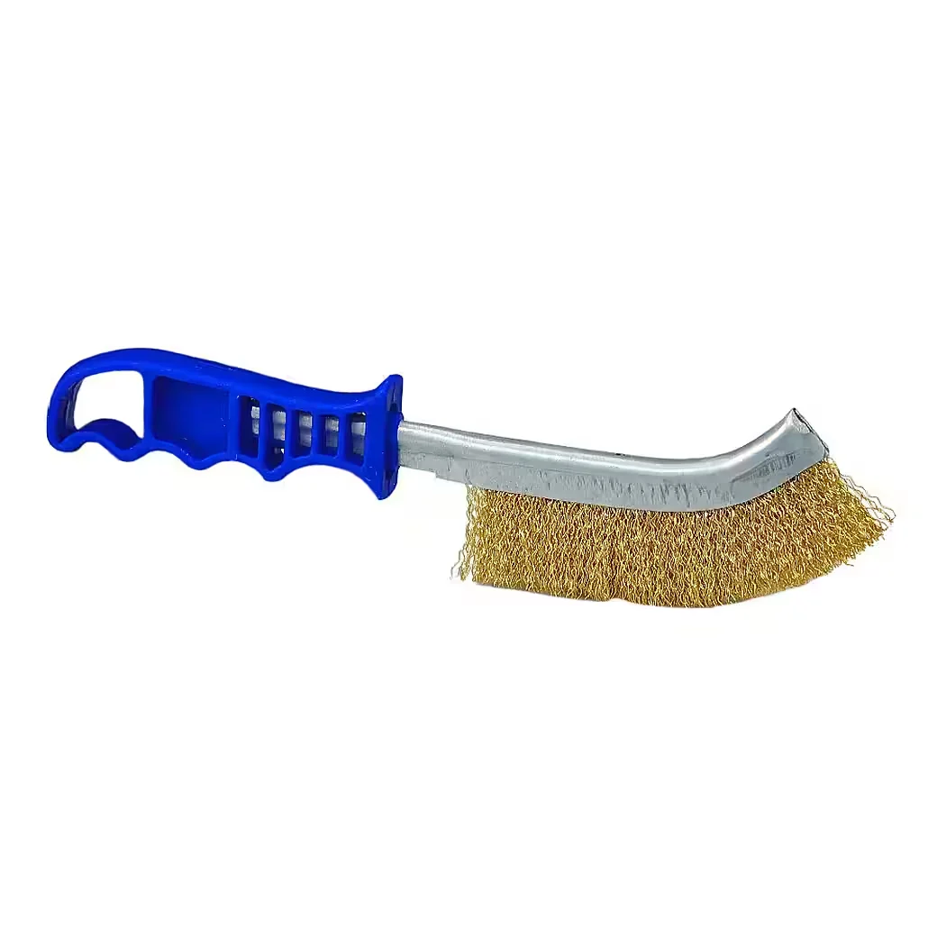 Werkzeugset Drahtbürste aus Messing 260 mm