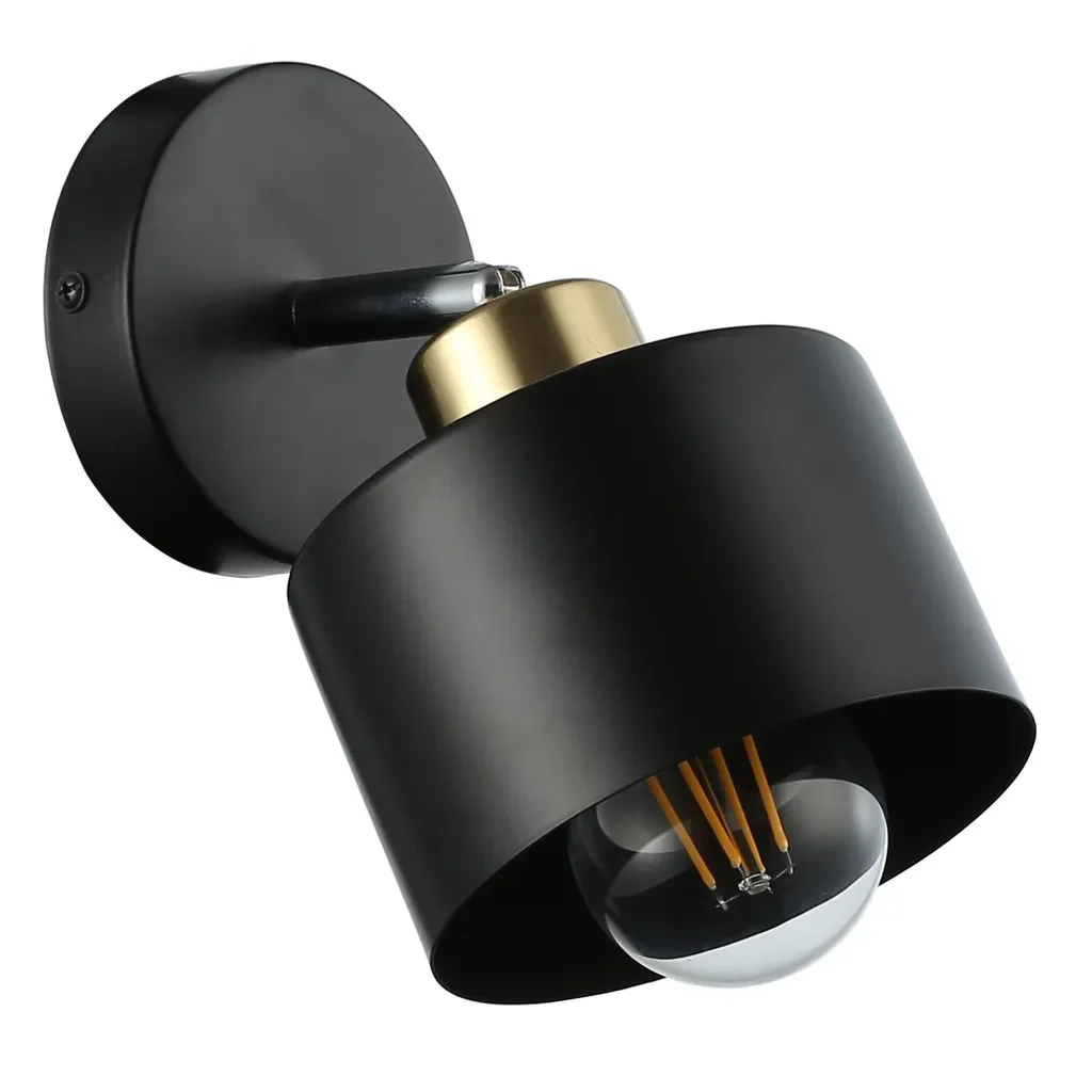 MasterLED Wandleuchte „Elza“ – E27, Schwarz/Kupfer