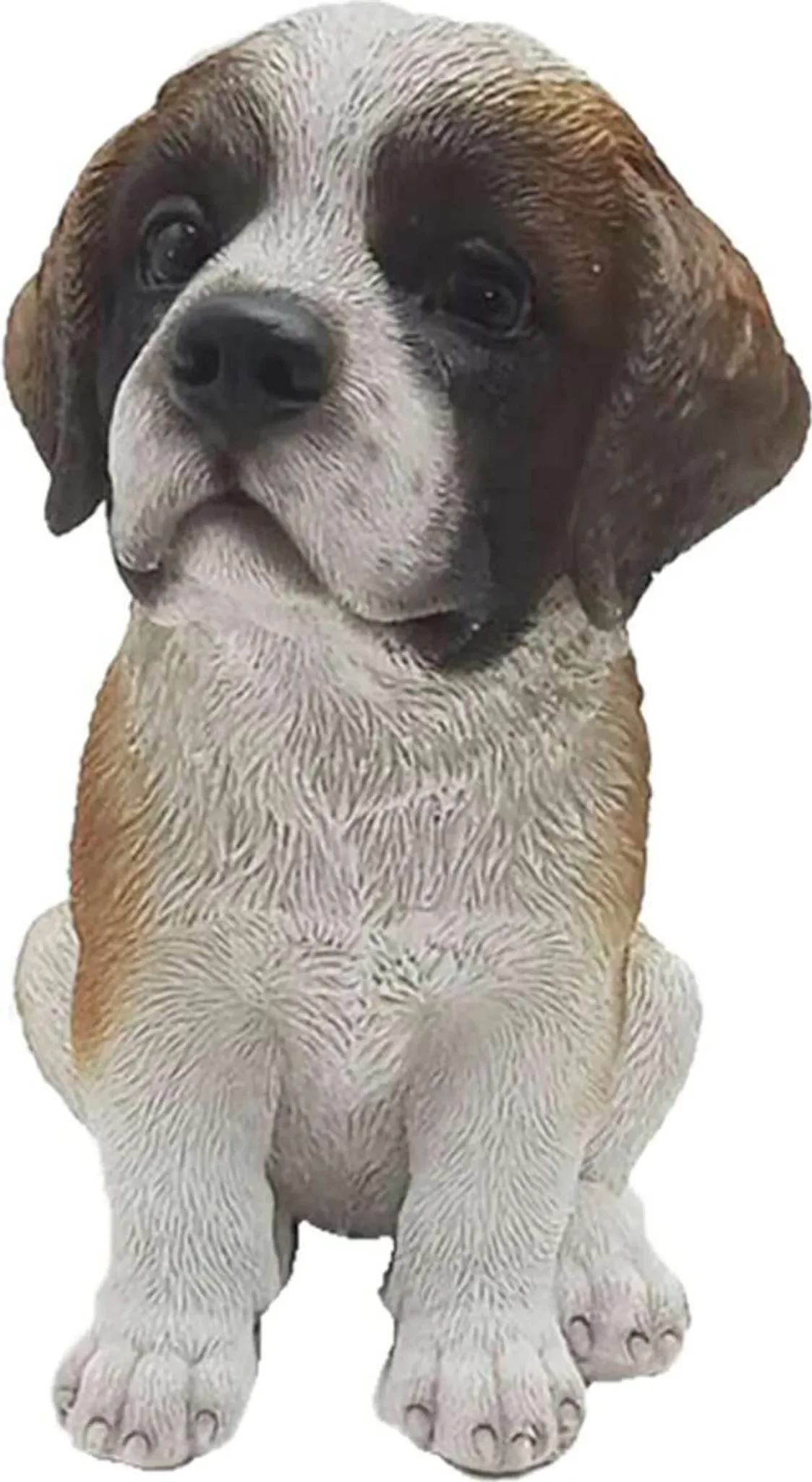 Esschert Design – Bernhardiner-Welpe sitzend, 19 cm